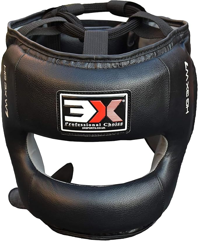 🥊 3X Sports Full Face Headguard (with Nose Bar)